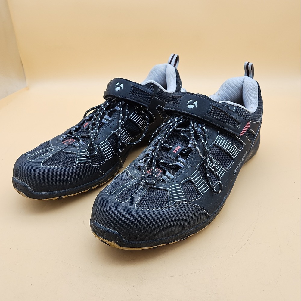 Bontrager SSR MTB Cycling Shoes Mens 12 Black 2-Bolt SPD Commuter Biking 428584